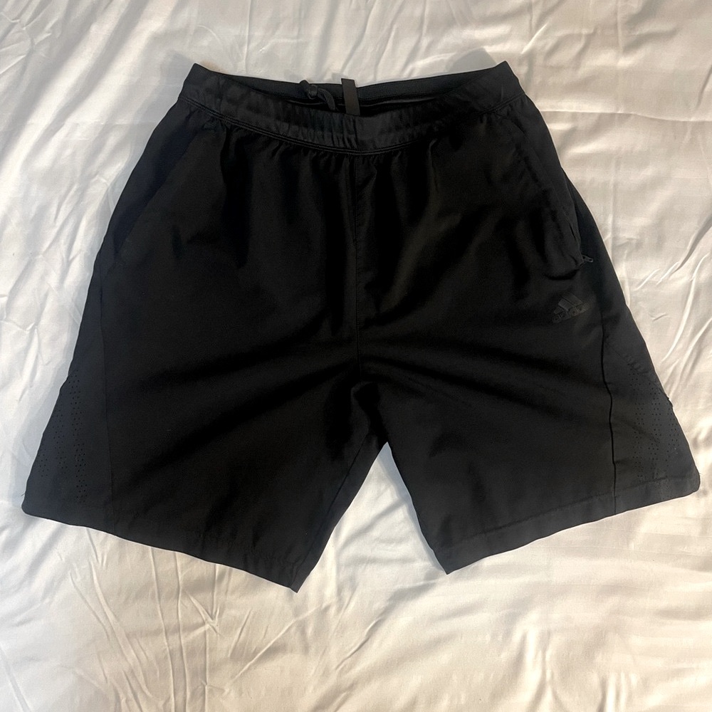 adidas Men's Black Athletic Shorts